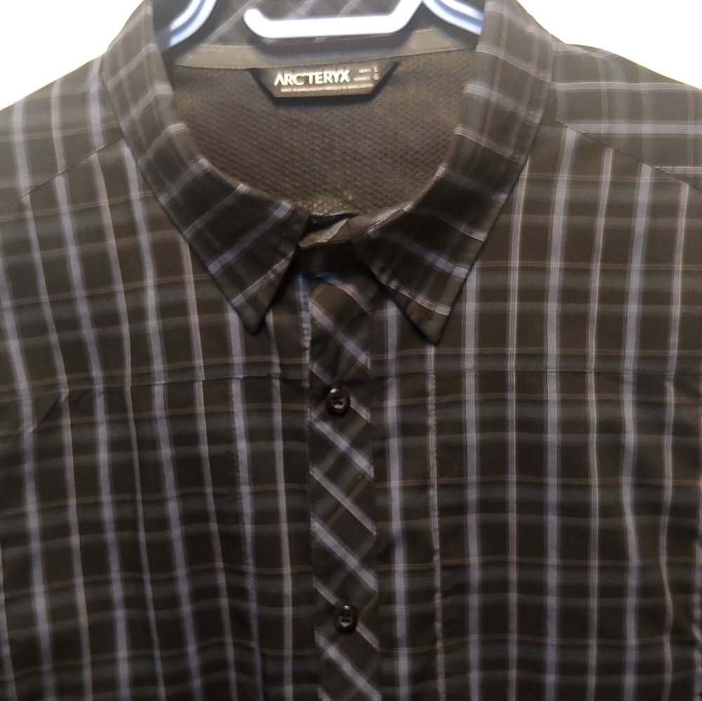 Arc'teryx Shirt Long Sleeve Black Blue